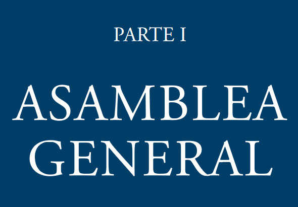 Parte I. Asamblea General