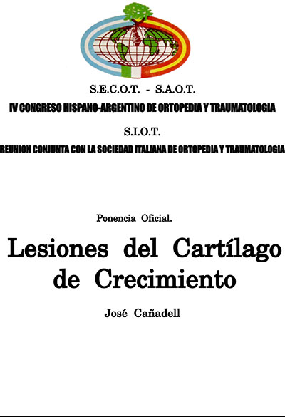 Lesiones del cartílago crecimiento